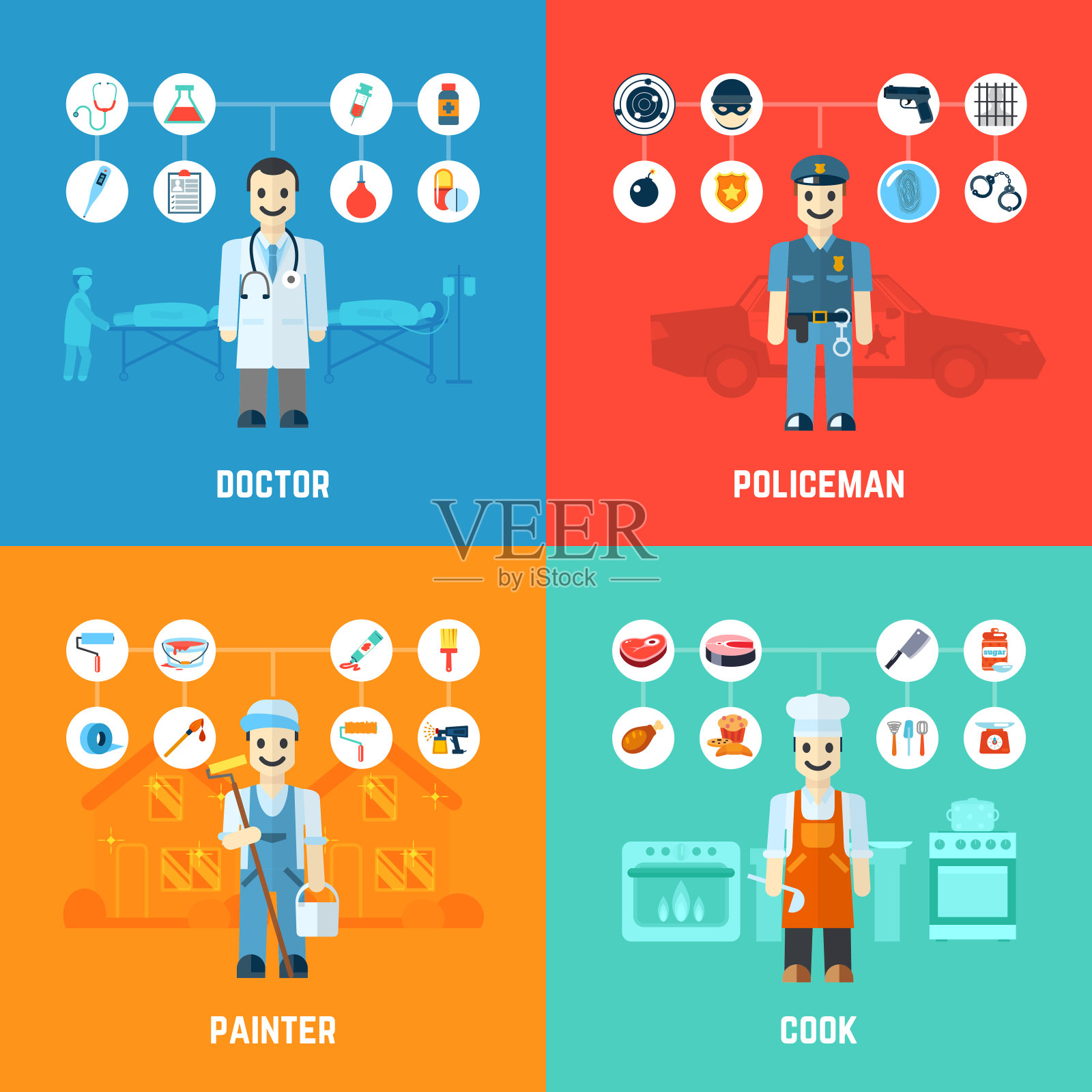 专业的设计理念插画图片素材