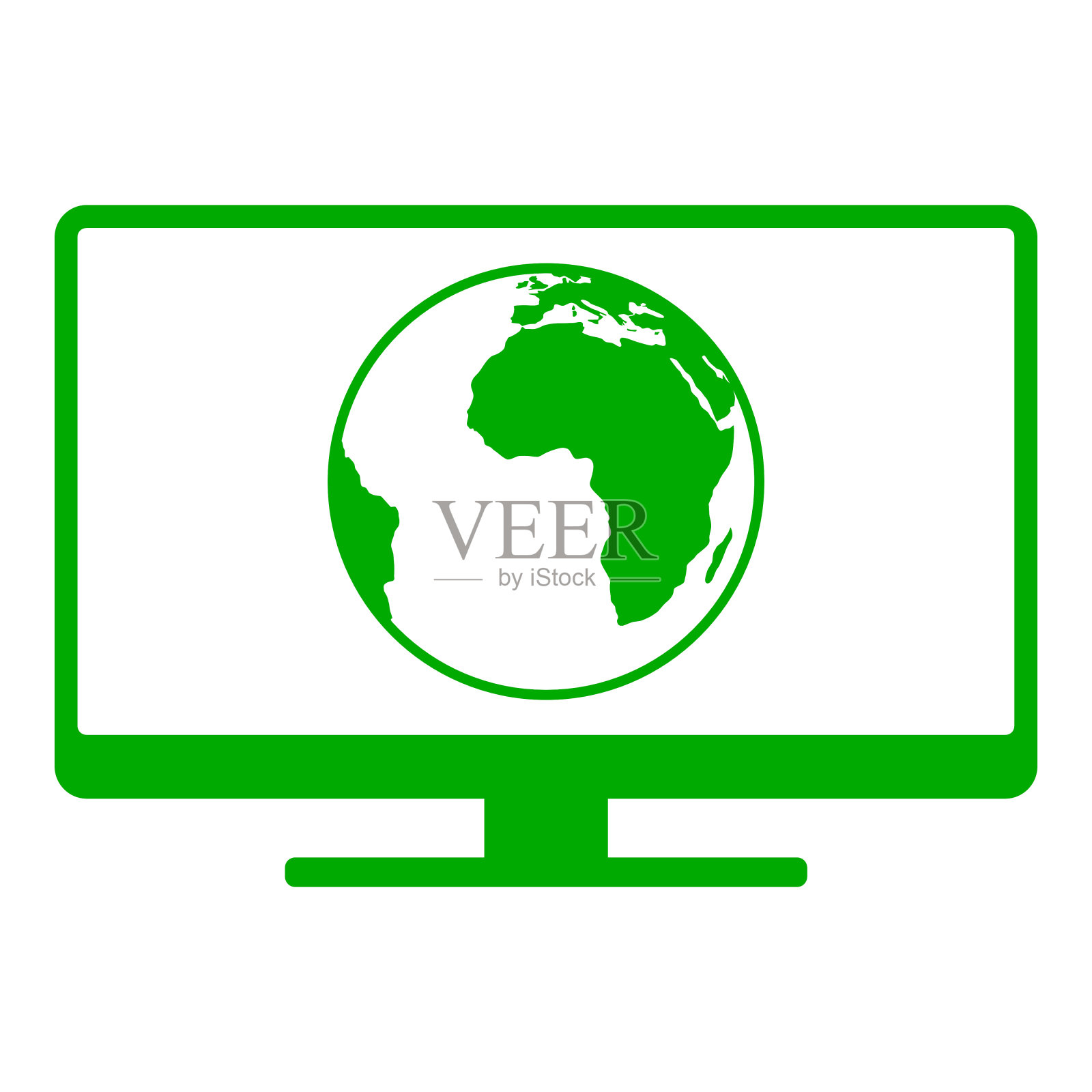 截止阀和屏幕插画图片素材