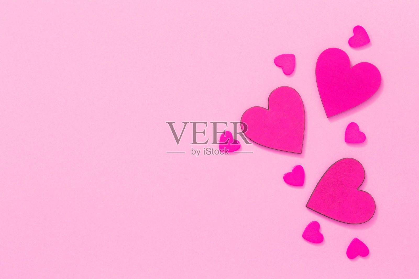 粉色情人节背景照片摄影图片
