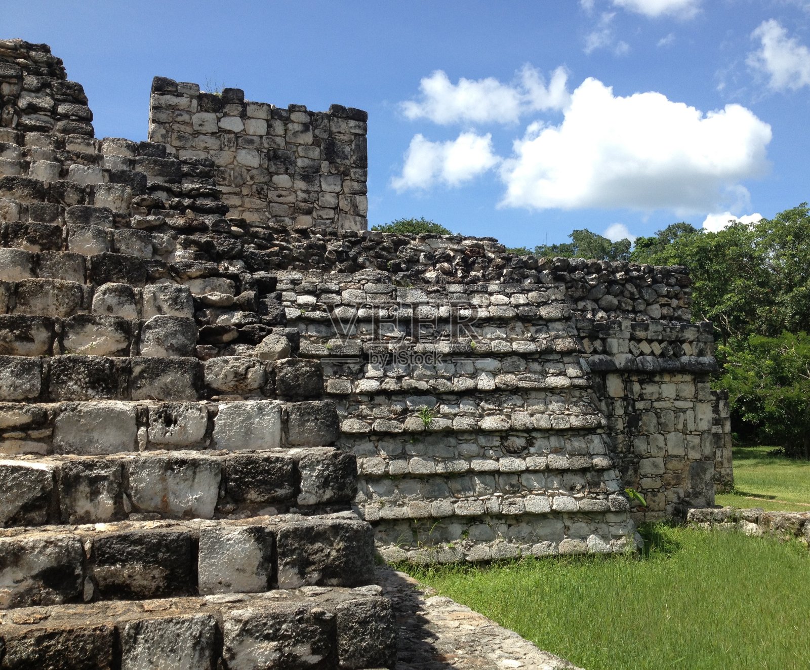 墨西哥的埃克巴拉姆玛雅遗址照片摄影图片