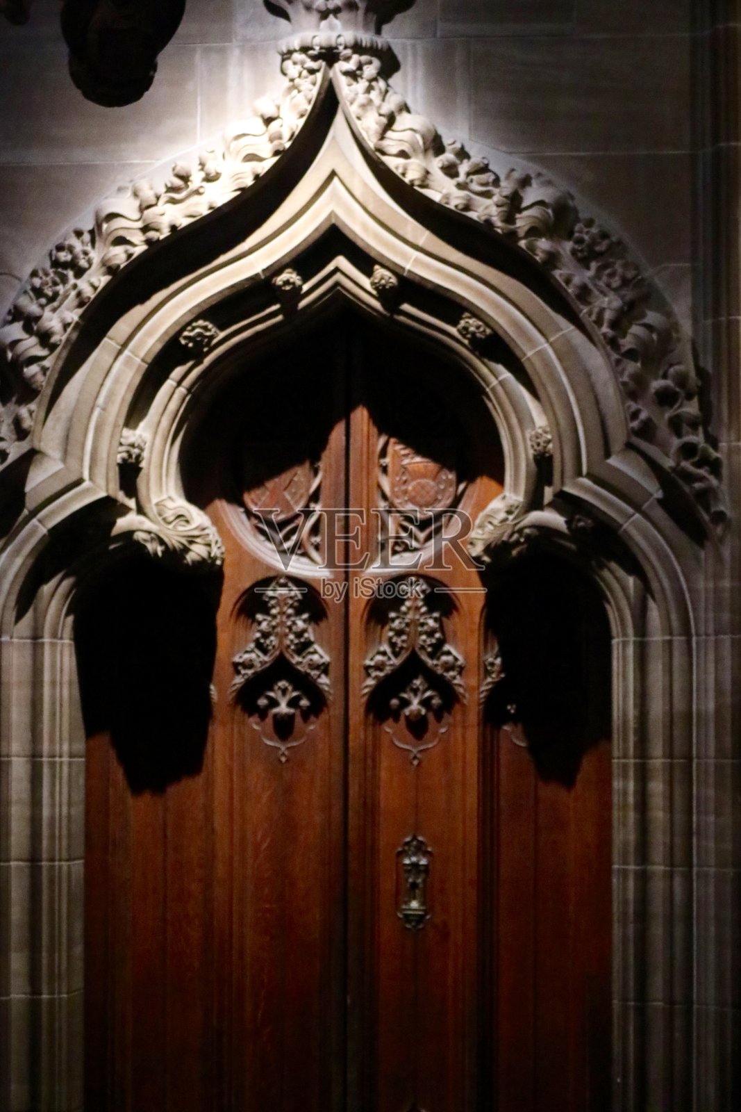 爱丁堡圣吉尔斯大教堂的门照片摄影图片