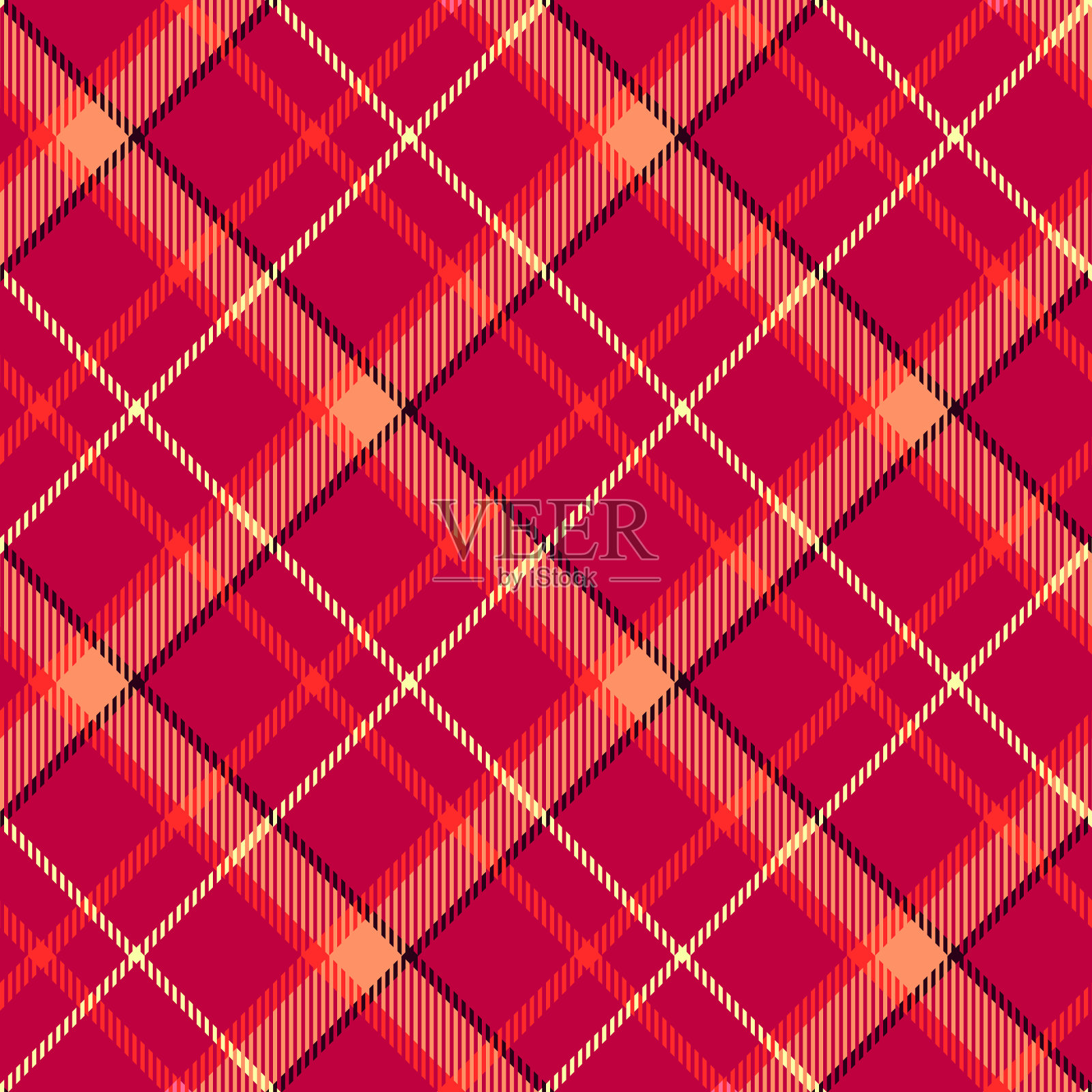 无缝格子矢量图案插画图片素材