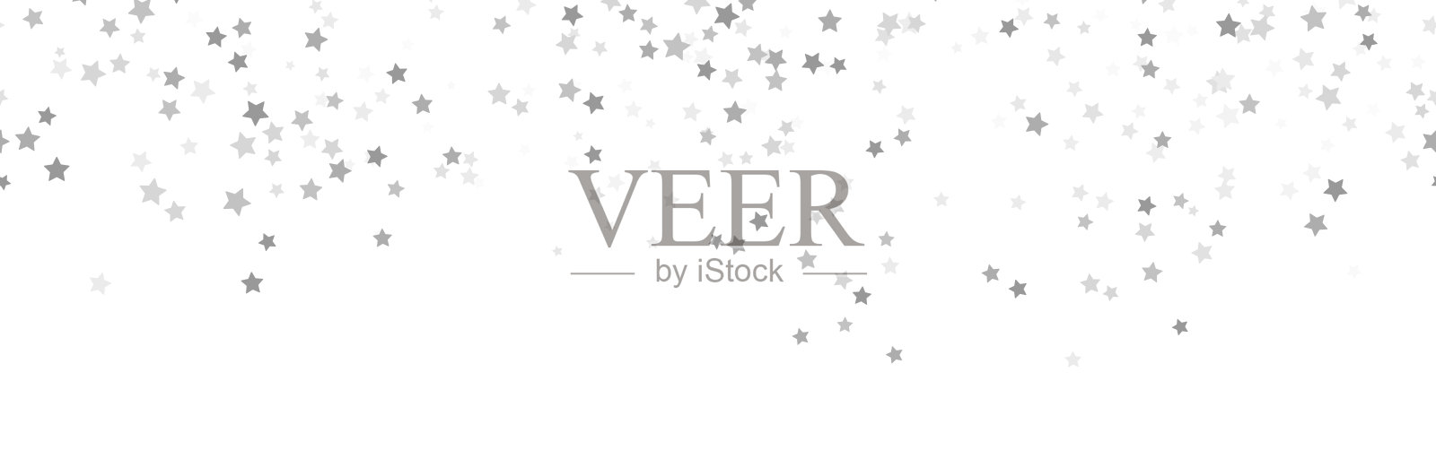 无缝的五彩纸屑星星圣诞时间的背景插画图片素材