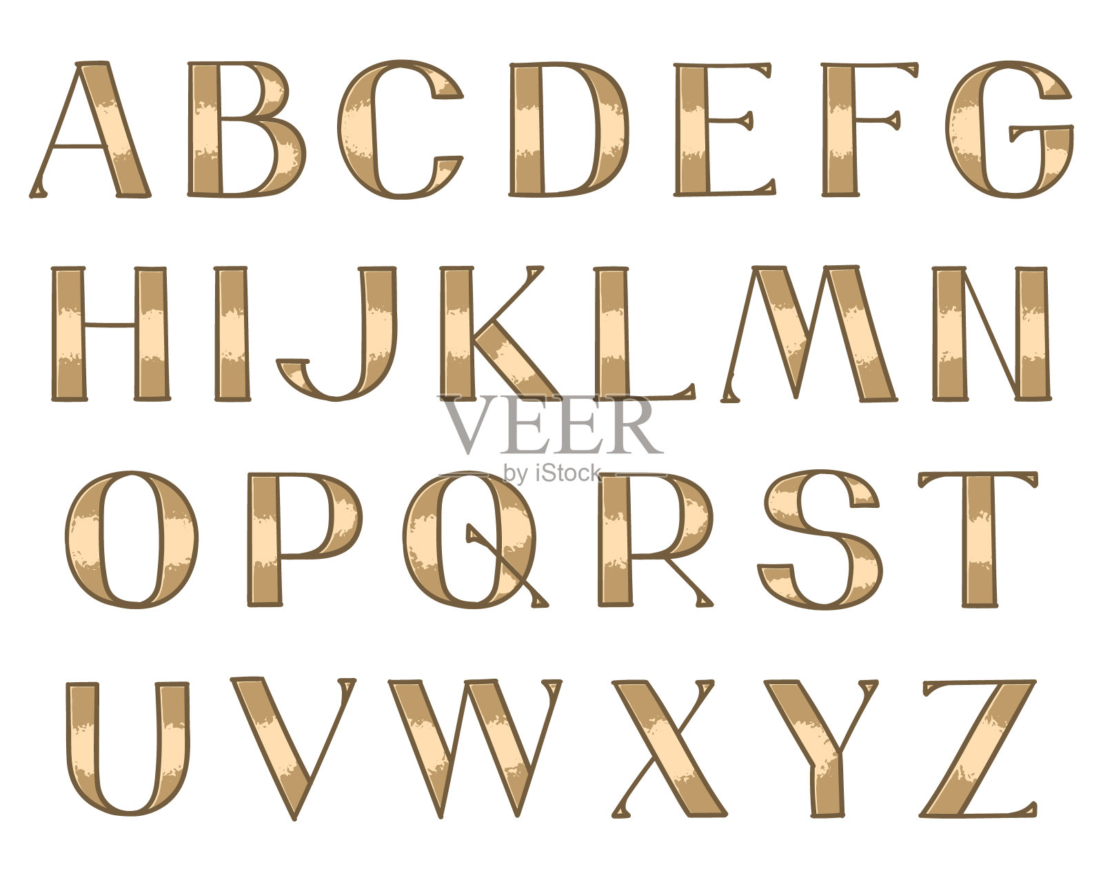 宽装饰手绘型插画图片素材