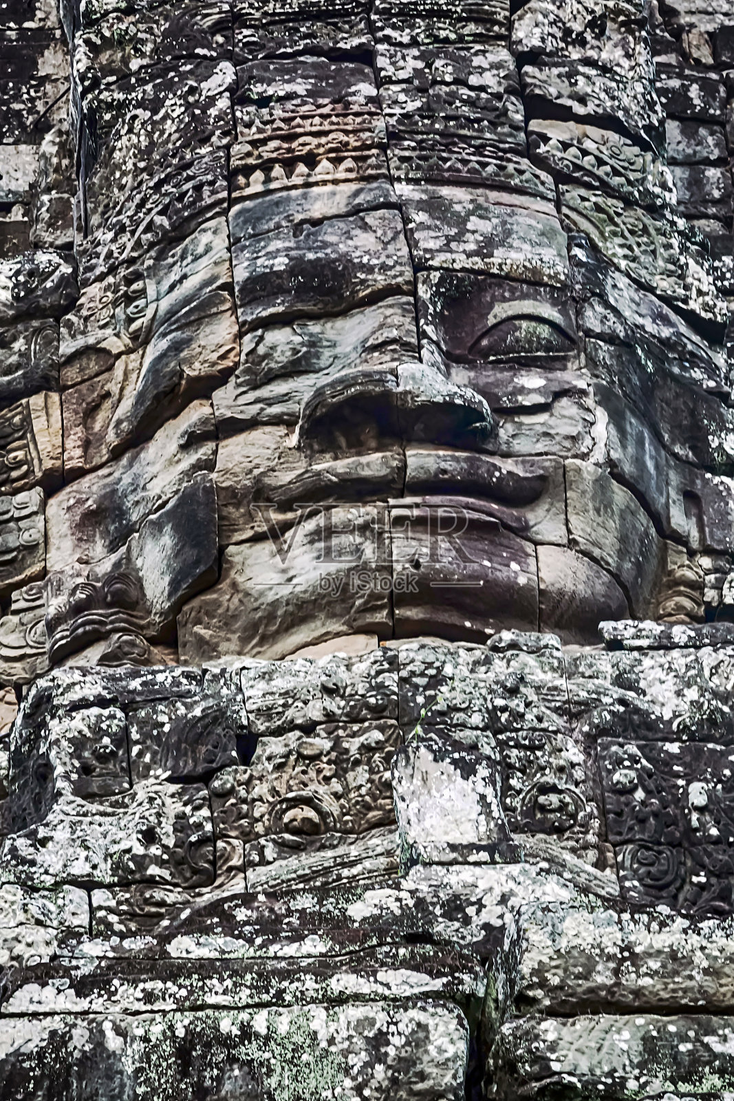 神秘的微笑佛照片摄影图片