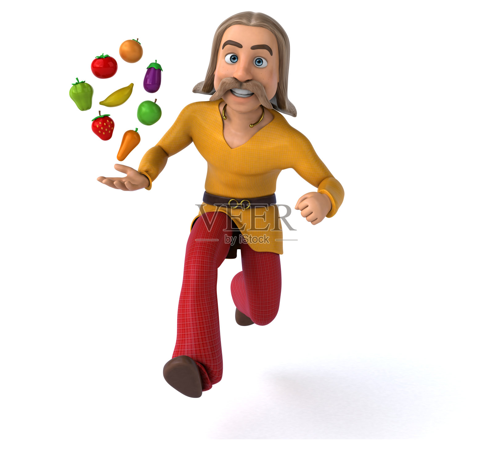 高卢乐趣- 3D插图照片摄影图片