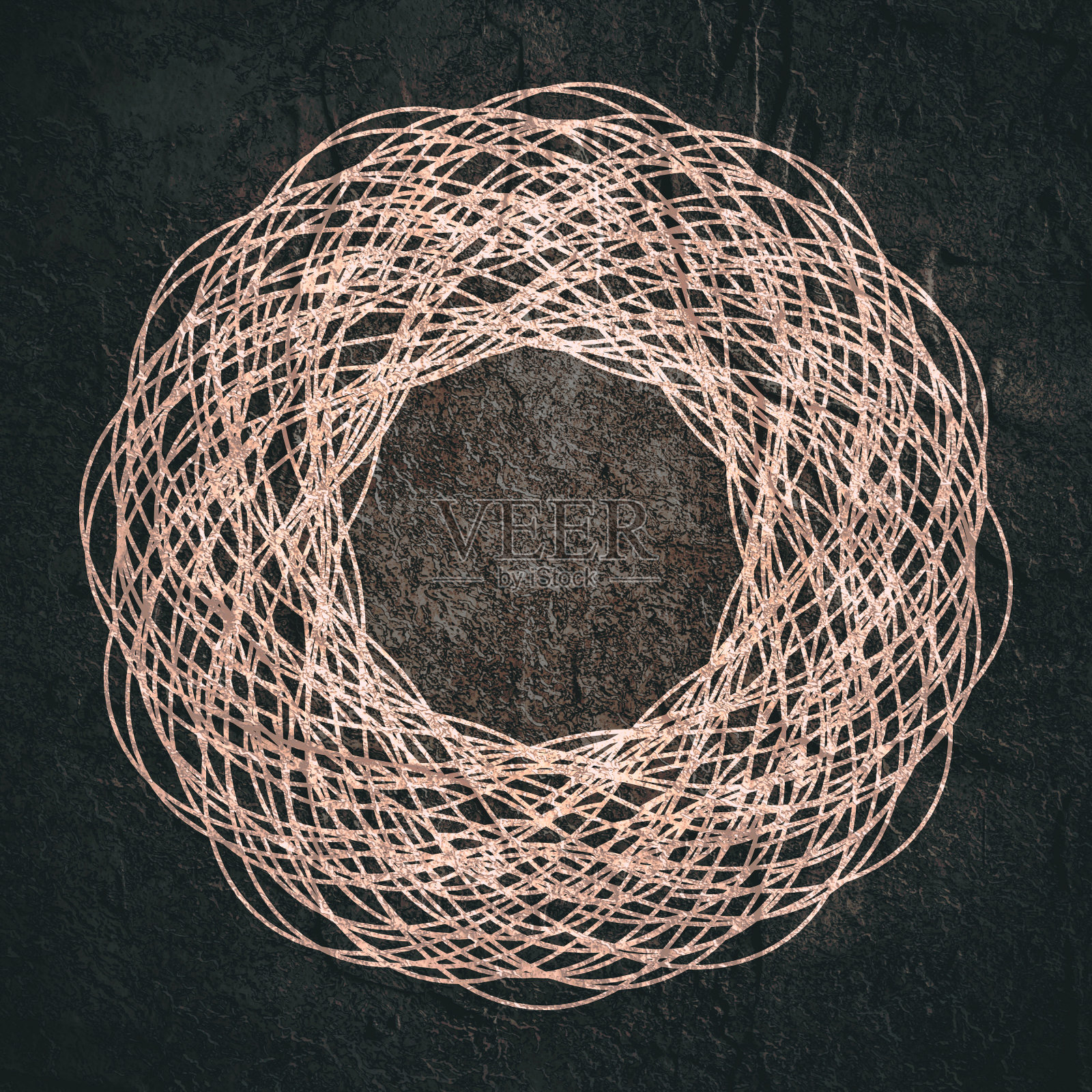 抽象的几何图形标志插画图片素材