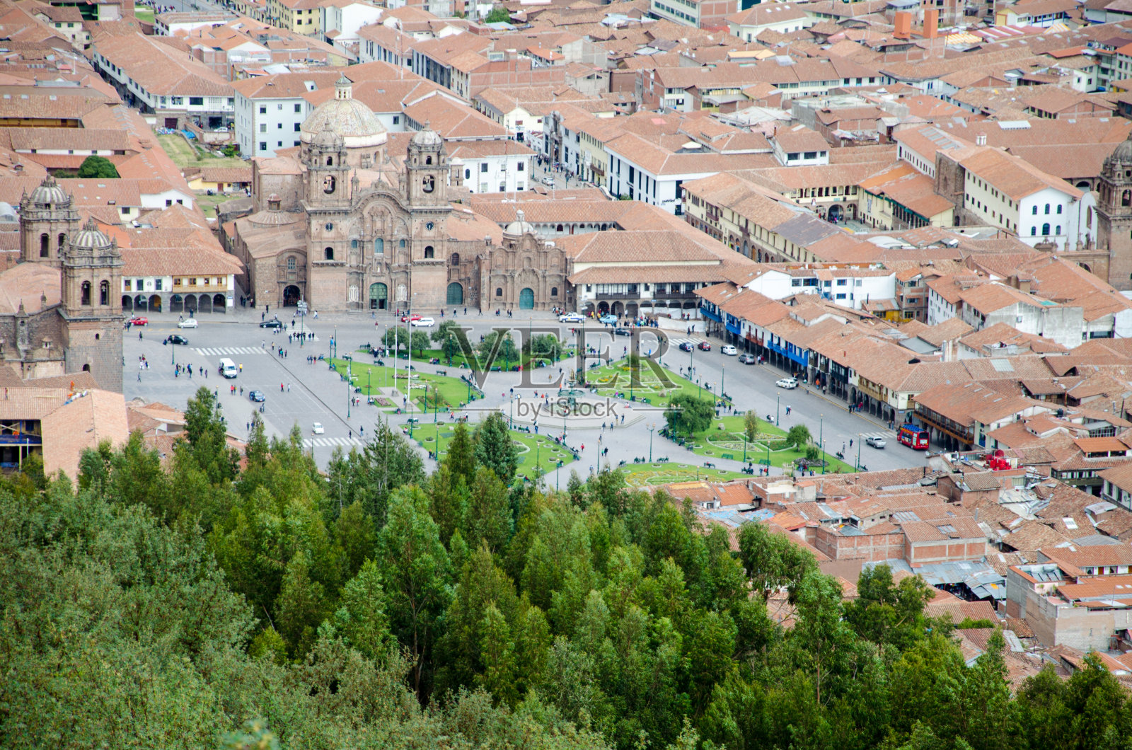 秘鲁库斯科市全景图照片摄影图片