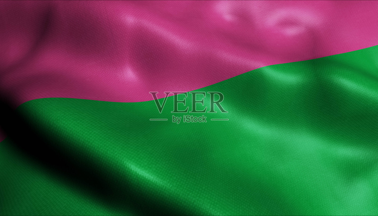 3D舞动的哥伦比亚城市旗Circasia特写视图照片摄影图片