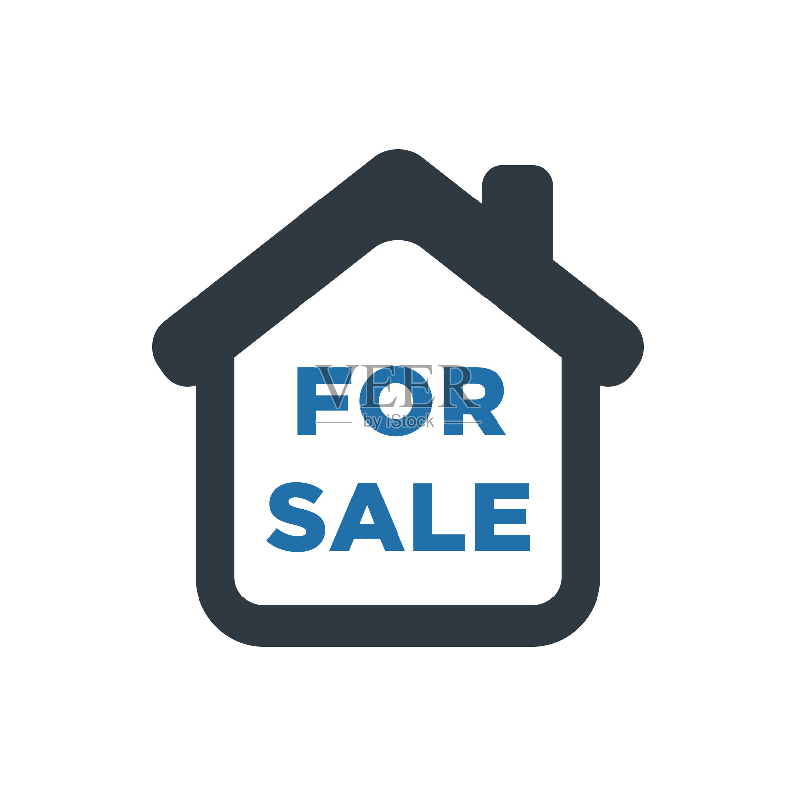 待售房屋图标插画图片素材