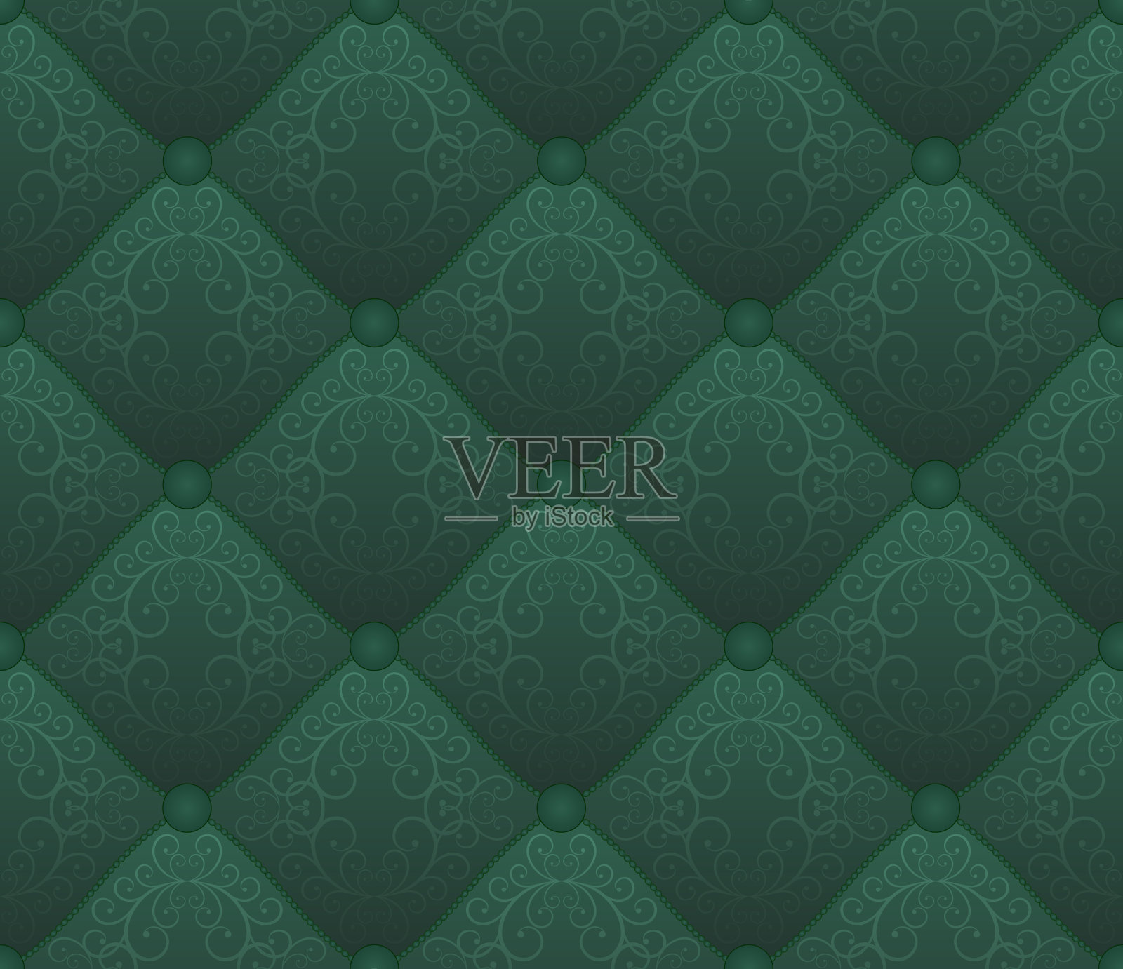 绿色背景插画图片素材