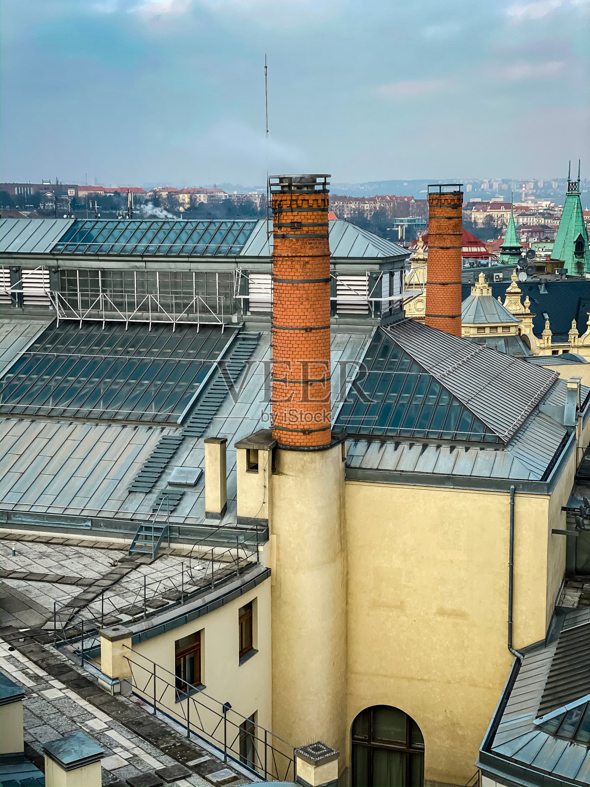 从上面布拉格照片摄影图片