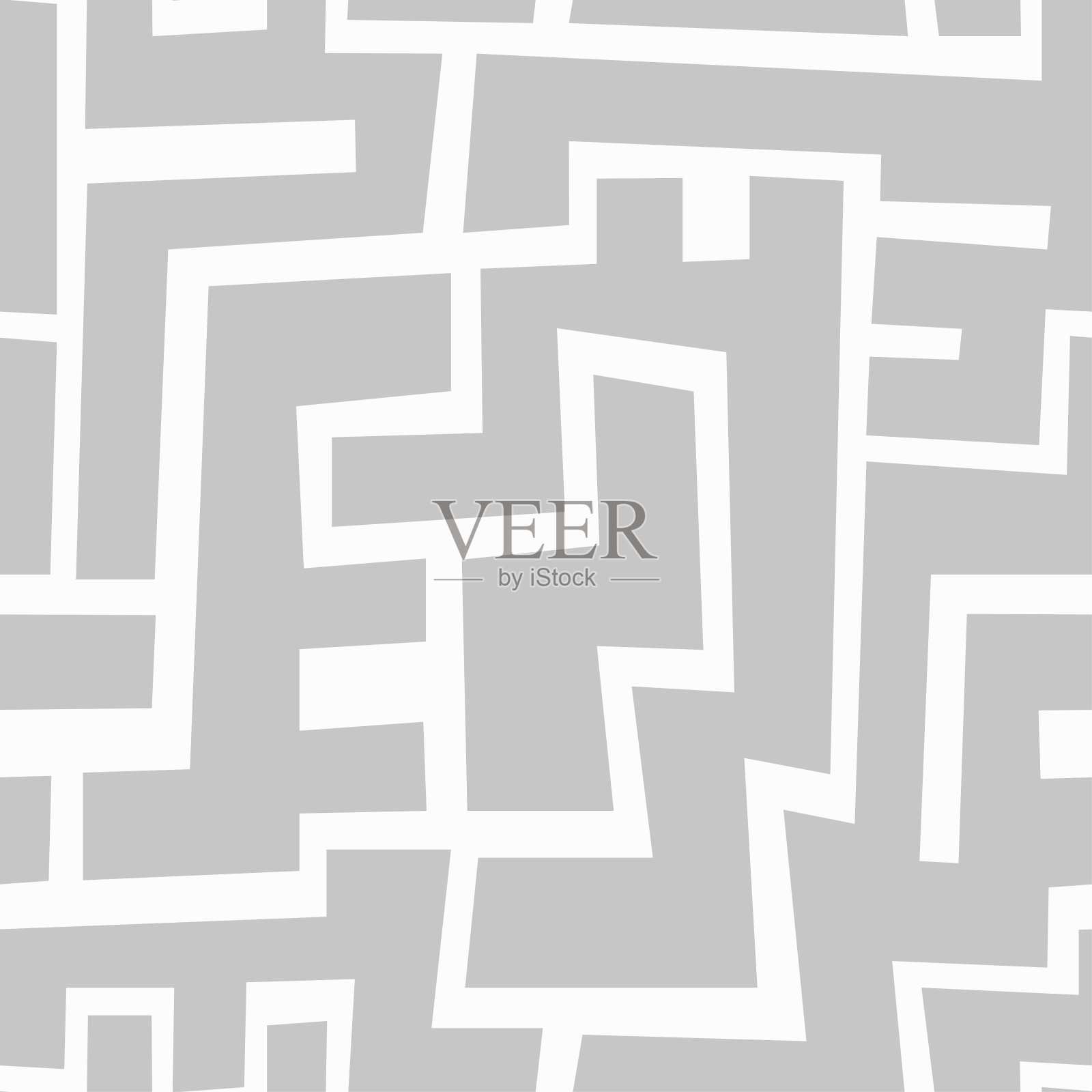 黑白阿兹特克无缝图案插画图片素材