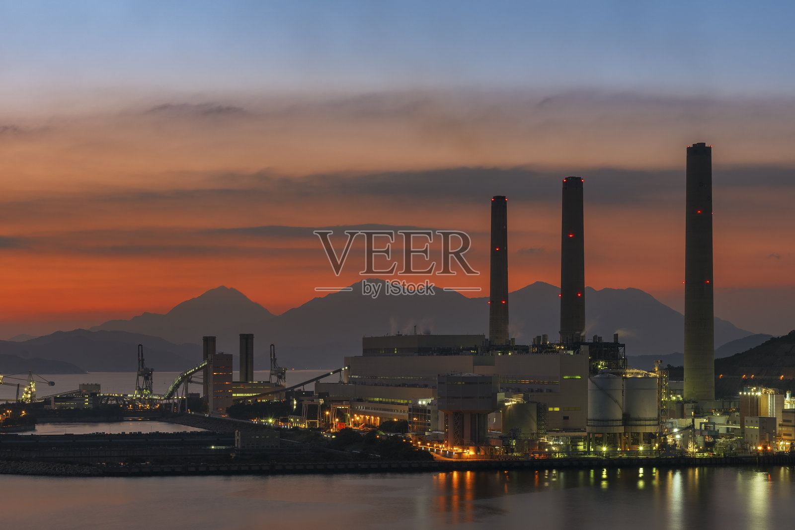 电厂照片摄影图片