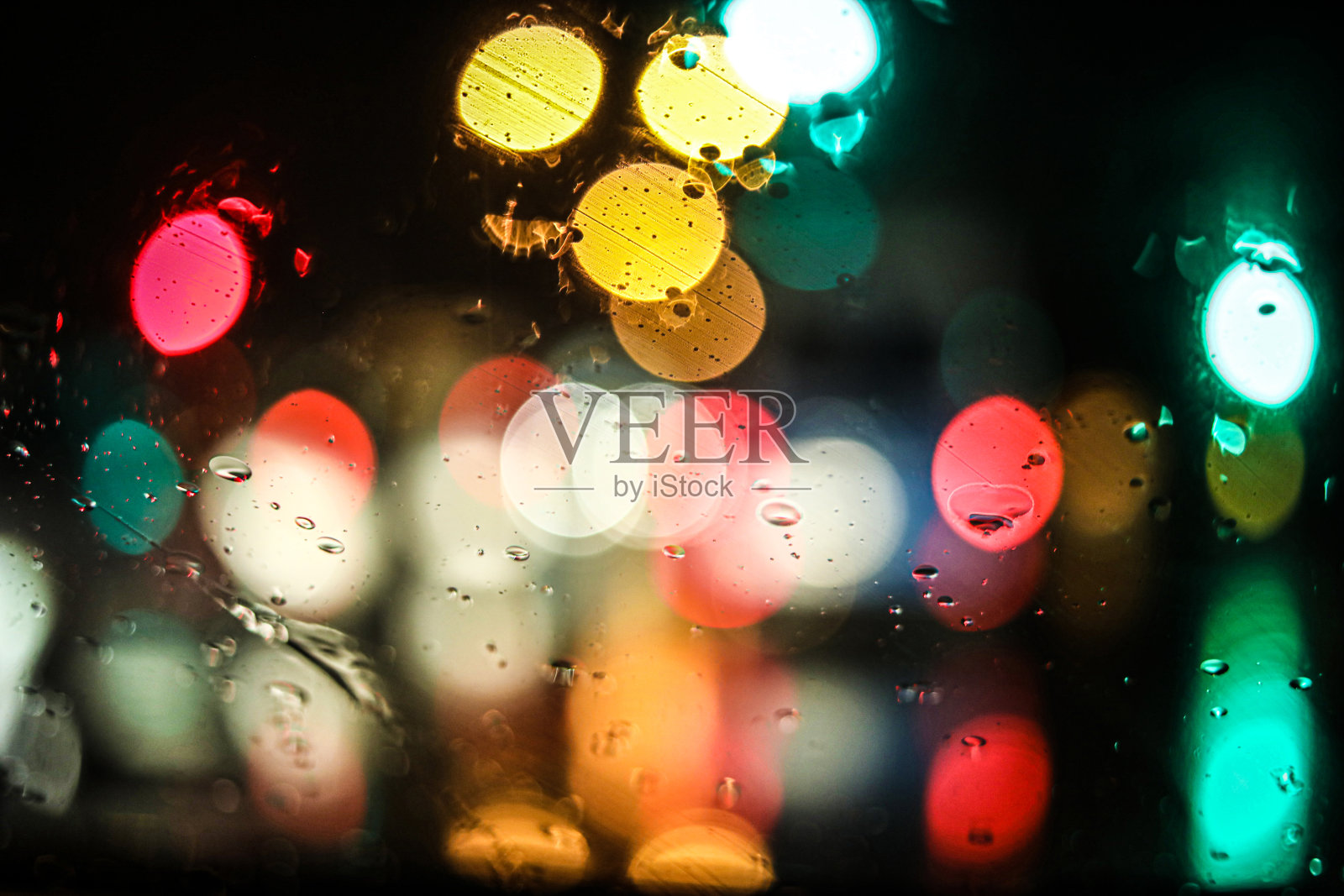 在交通散景颜色照片摄影图片