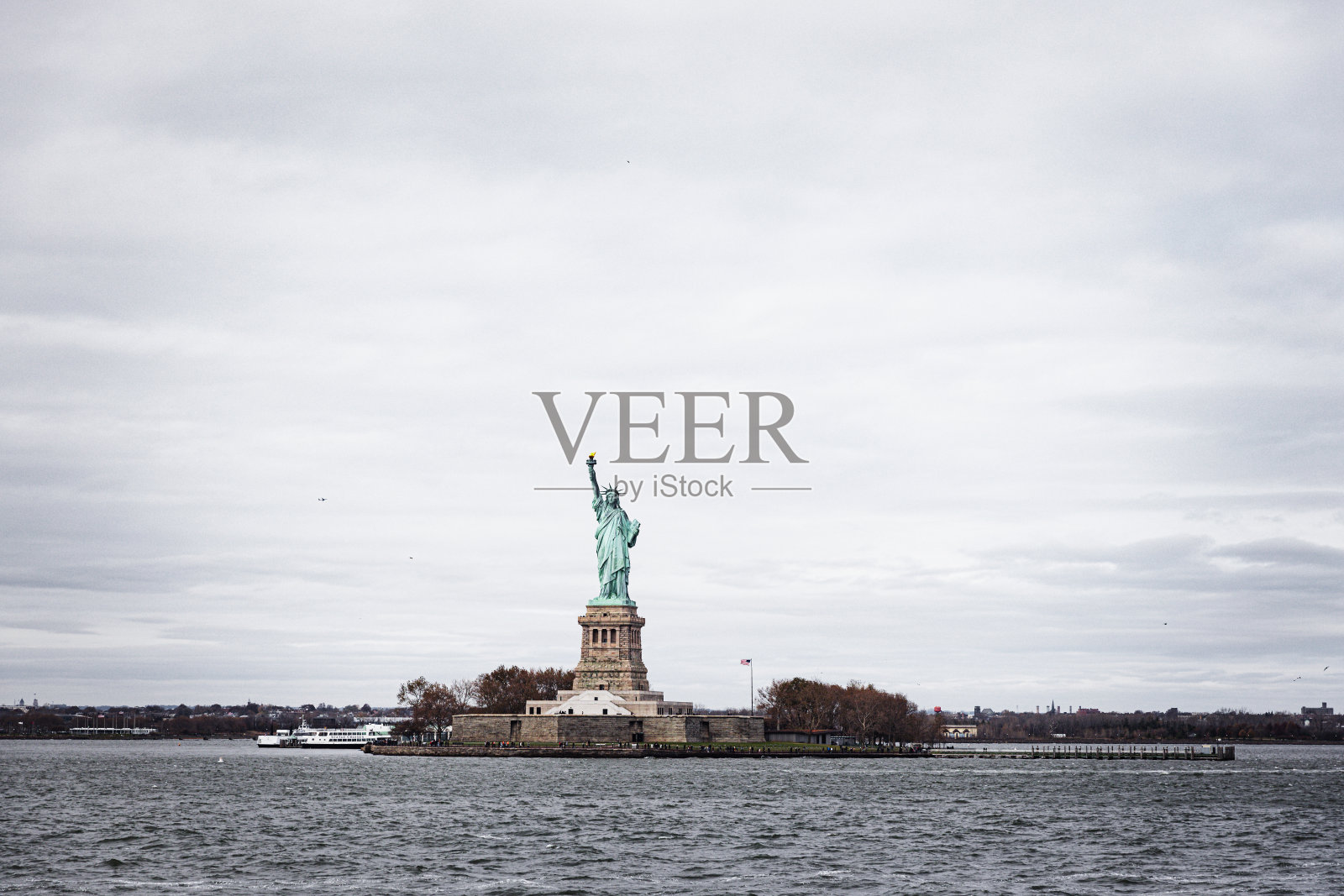 自由岛-纽约照片摄影图片