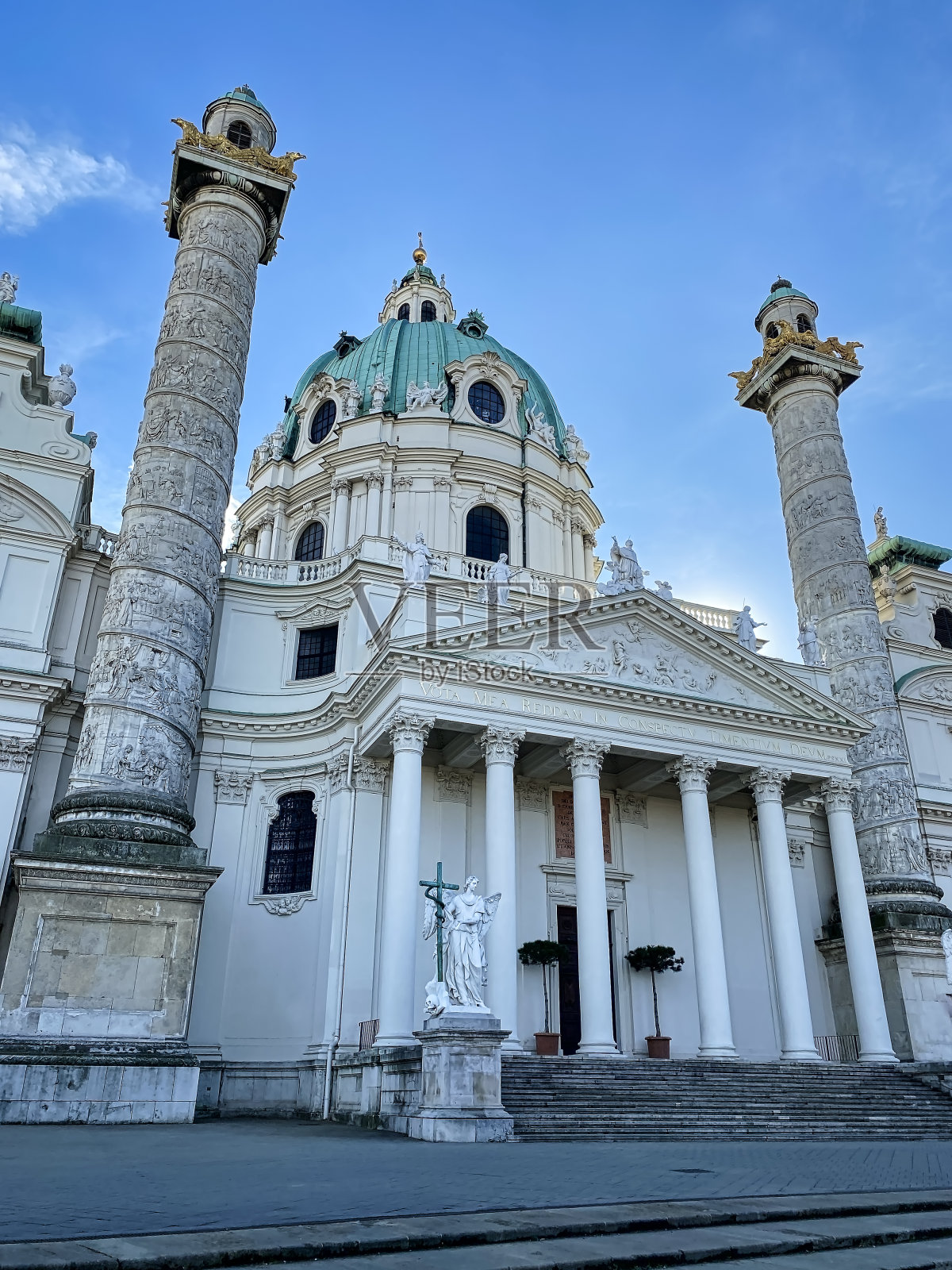 维也纳圣查尔斯教堂照片摄影图片