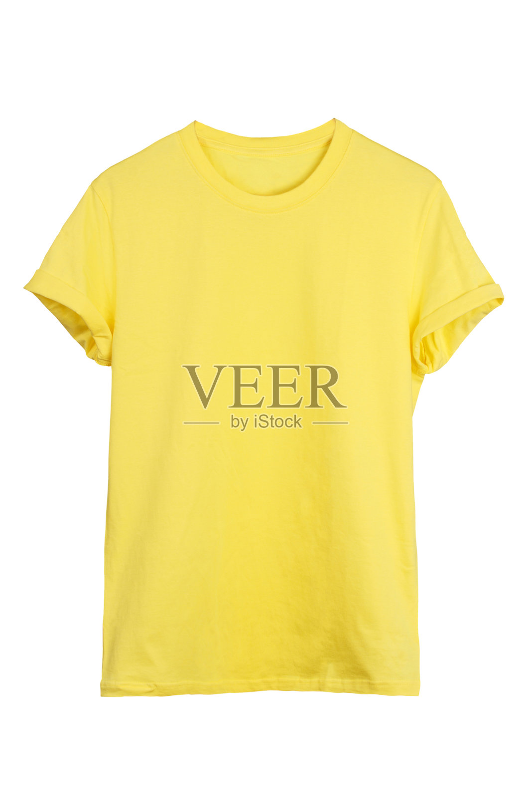 黄色的t恤照片摄影图片