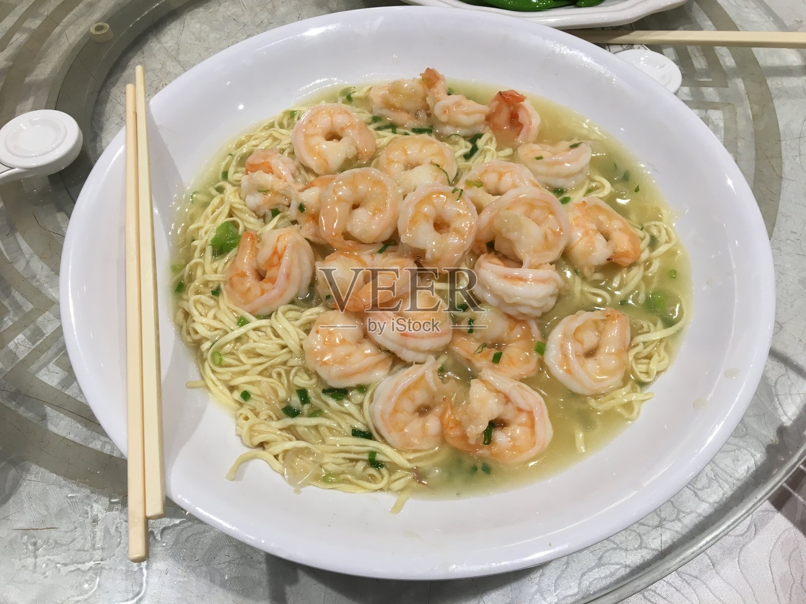 虾仁怡面照片摄影图片