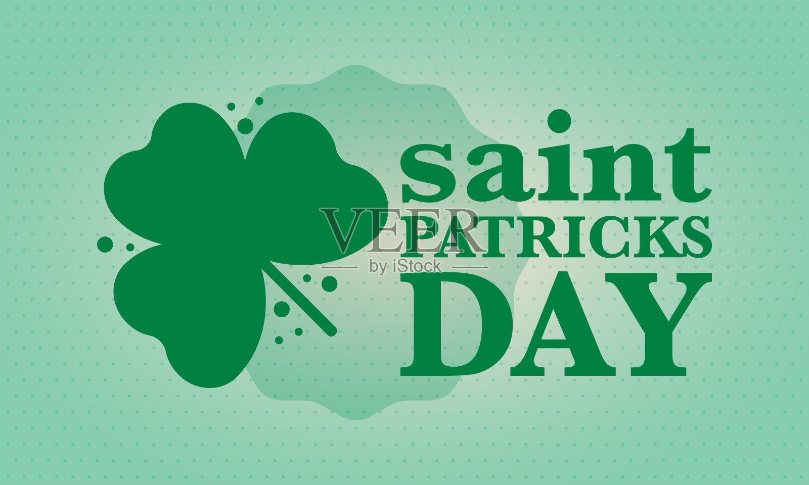 圣帕特里克节快乐。传统的爱尔兰的节日。每年3月17日庆祝。三叶草和三叶草叶子。绿色和橙色的政党设计。爱尔兰的颜色。海报、卡片、横幅和背景。向量插画图片素材