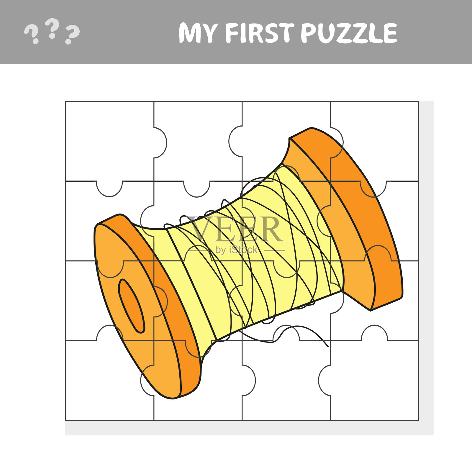 学龄前儿童益智游戏卡通插图插画图片素材