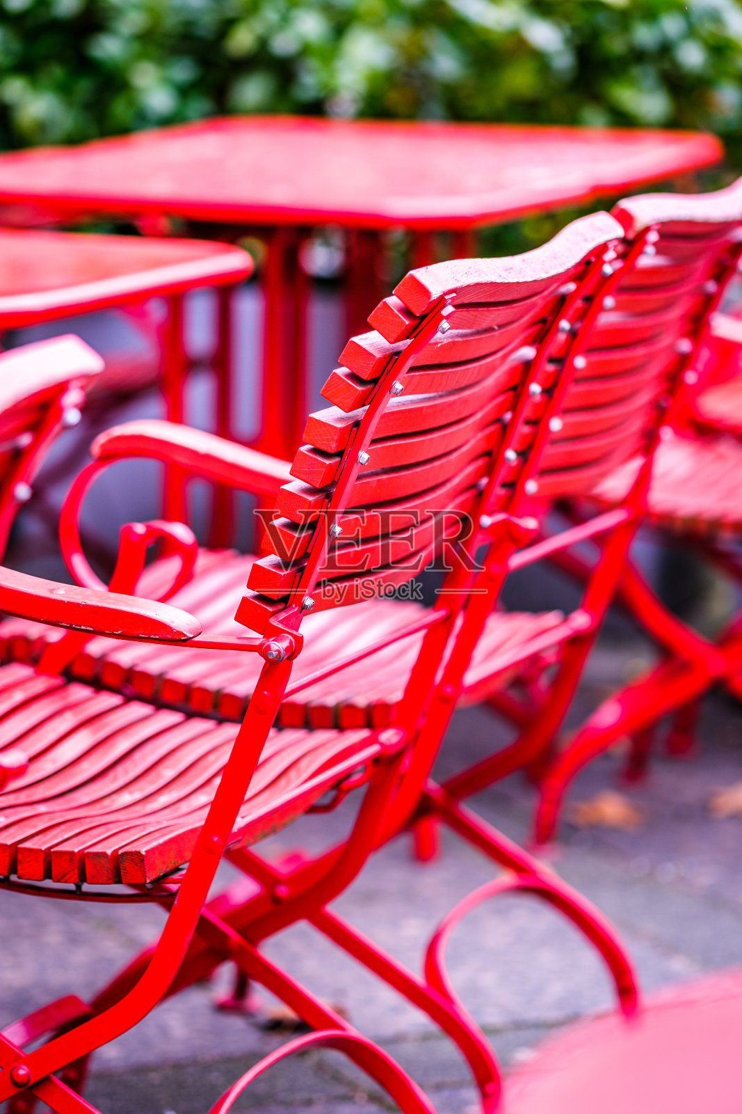 红色的椅子照片摄影图片