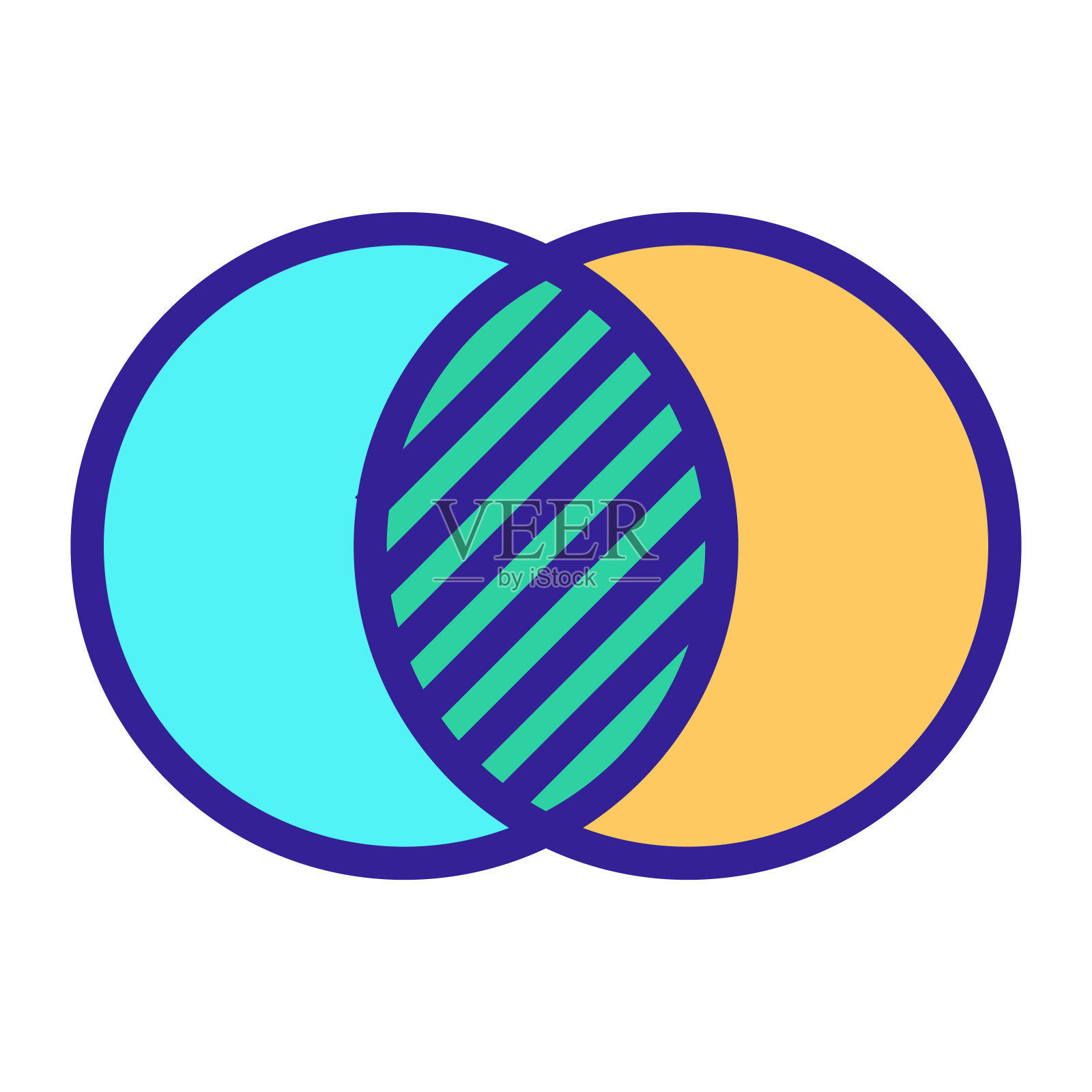 跨越图表是一个图标向量。孤立轮廓符号插图图标素材