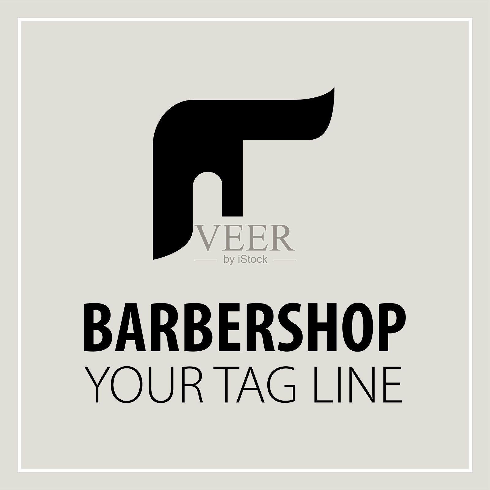 理发店的图标插画图片素材