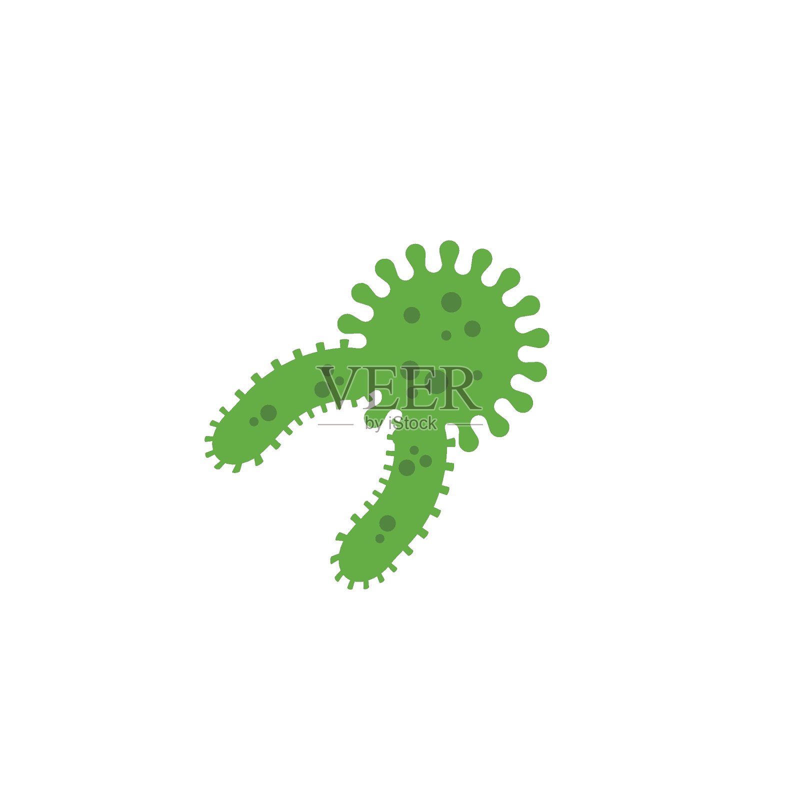 病毒和细菌图标矢量插图设计设计元素图片