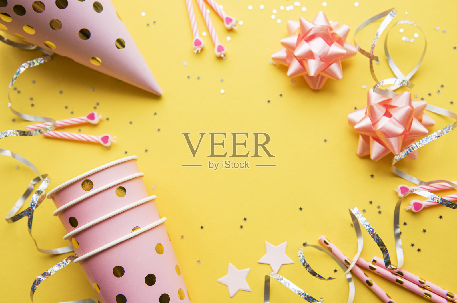 生日或派对背景快乐照片摄影图片