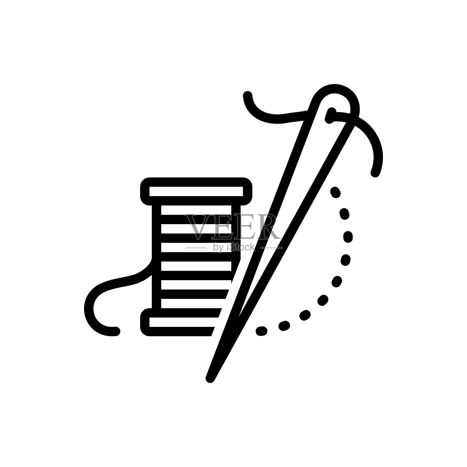 螺纹针插画图片素材