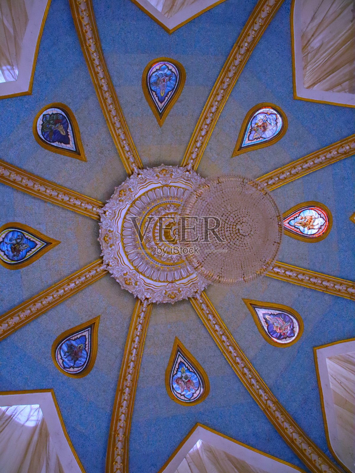 泰国孔敬府通塞提寺的佛像照片摄影图片