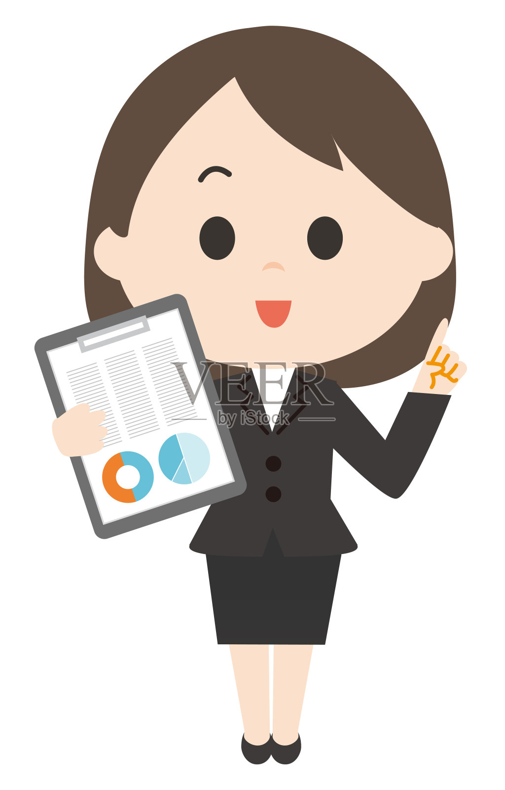 商人指南。插画图片素材