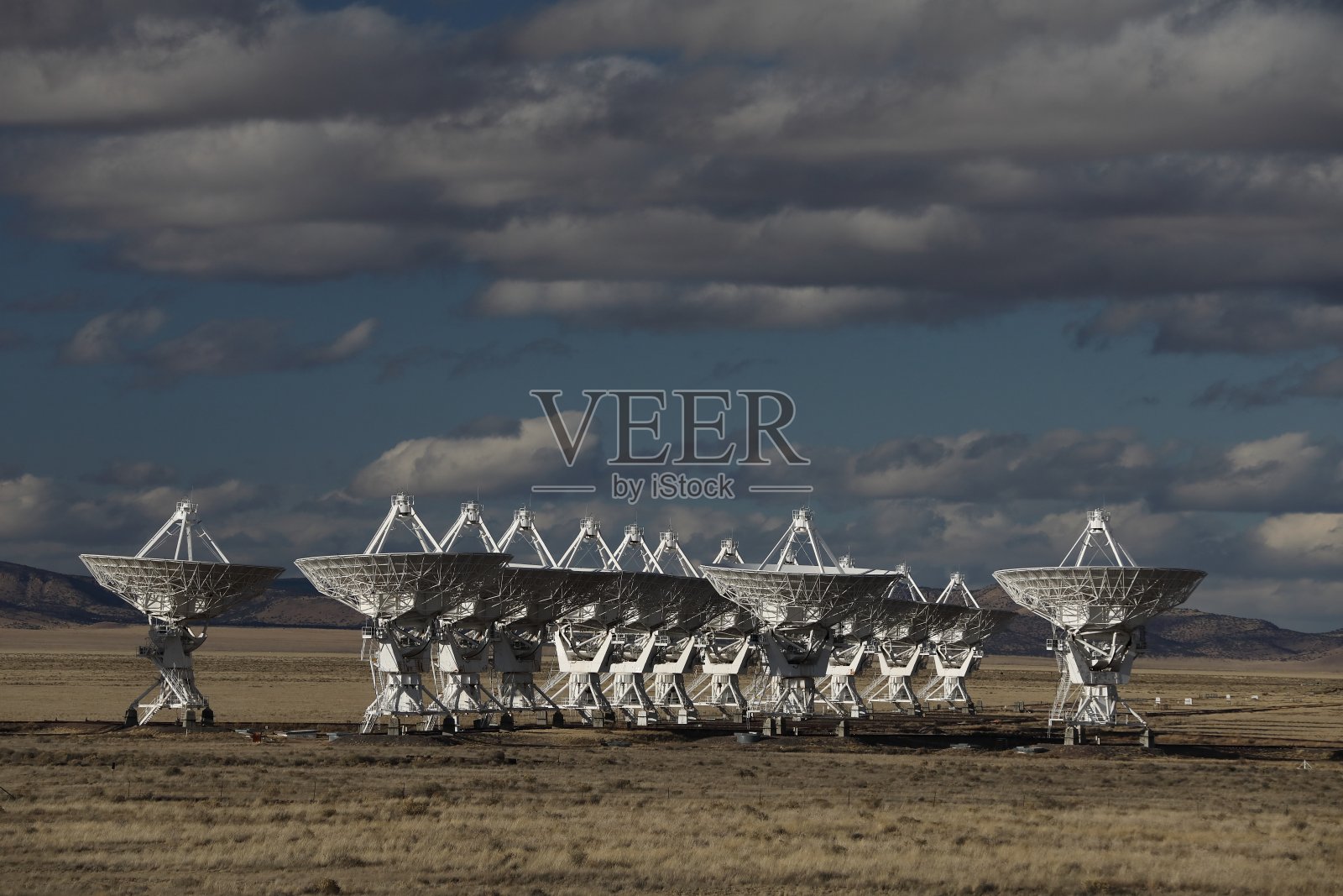 美国新墨西哥州的甚大阵列卫星天线照片摄影图片