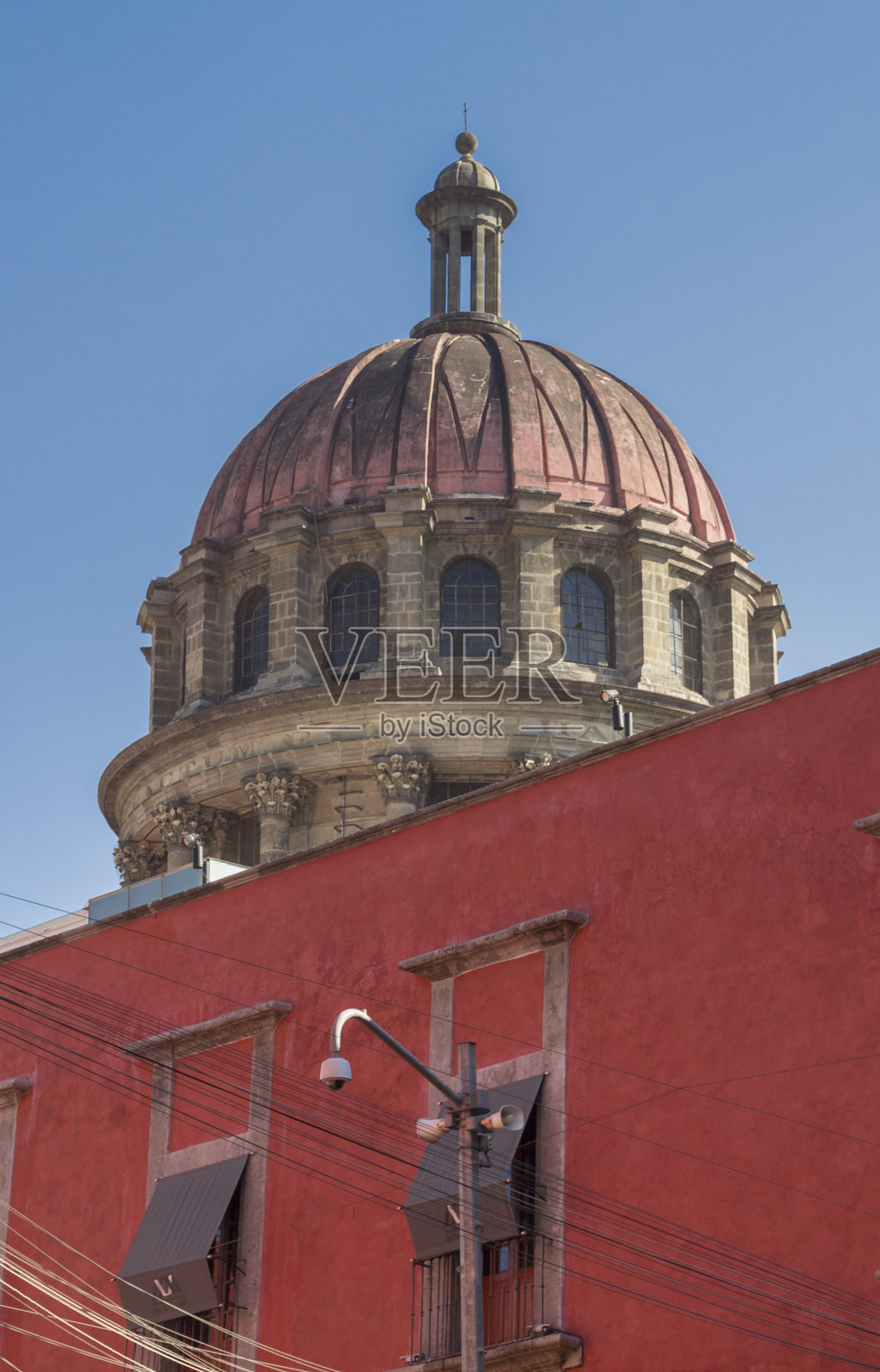 墨西哥城有圆顶的建筑照片摄影图片