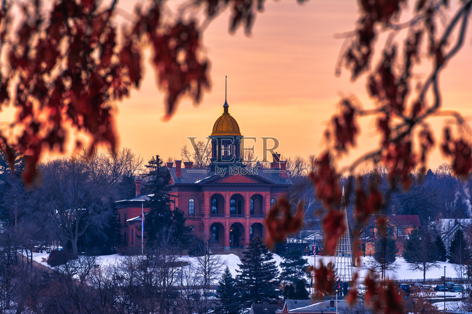 位于明尼苏达州的历史地标法院照片摄影图片