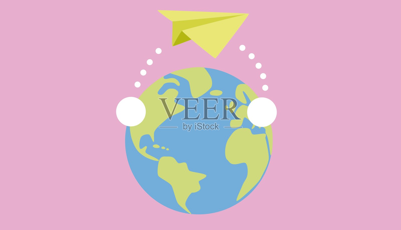 IT数据通讯网络概念插画图片素材