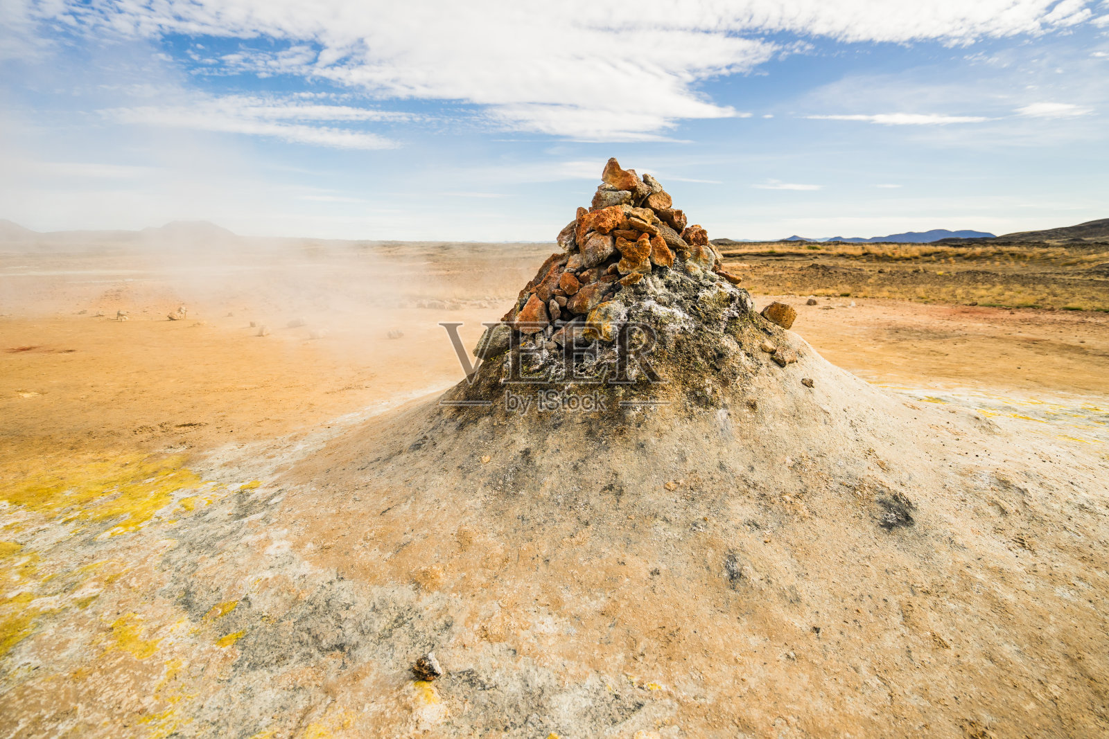 冰岛Myvatn地热区照片摄影图片