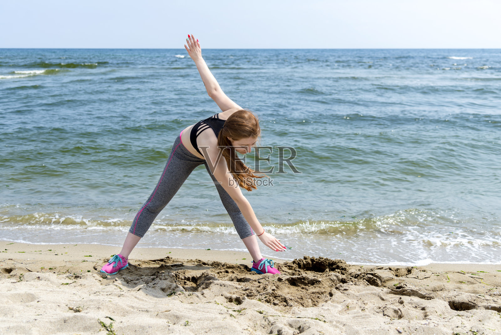 我喜欢九月的大海，没有人照片摄影图片