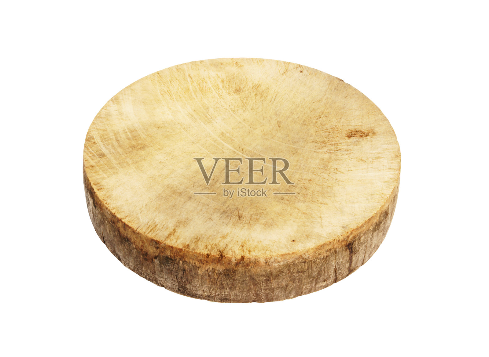 圆形乡村砧板孤立照片摄影图片