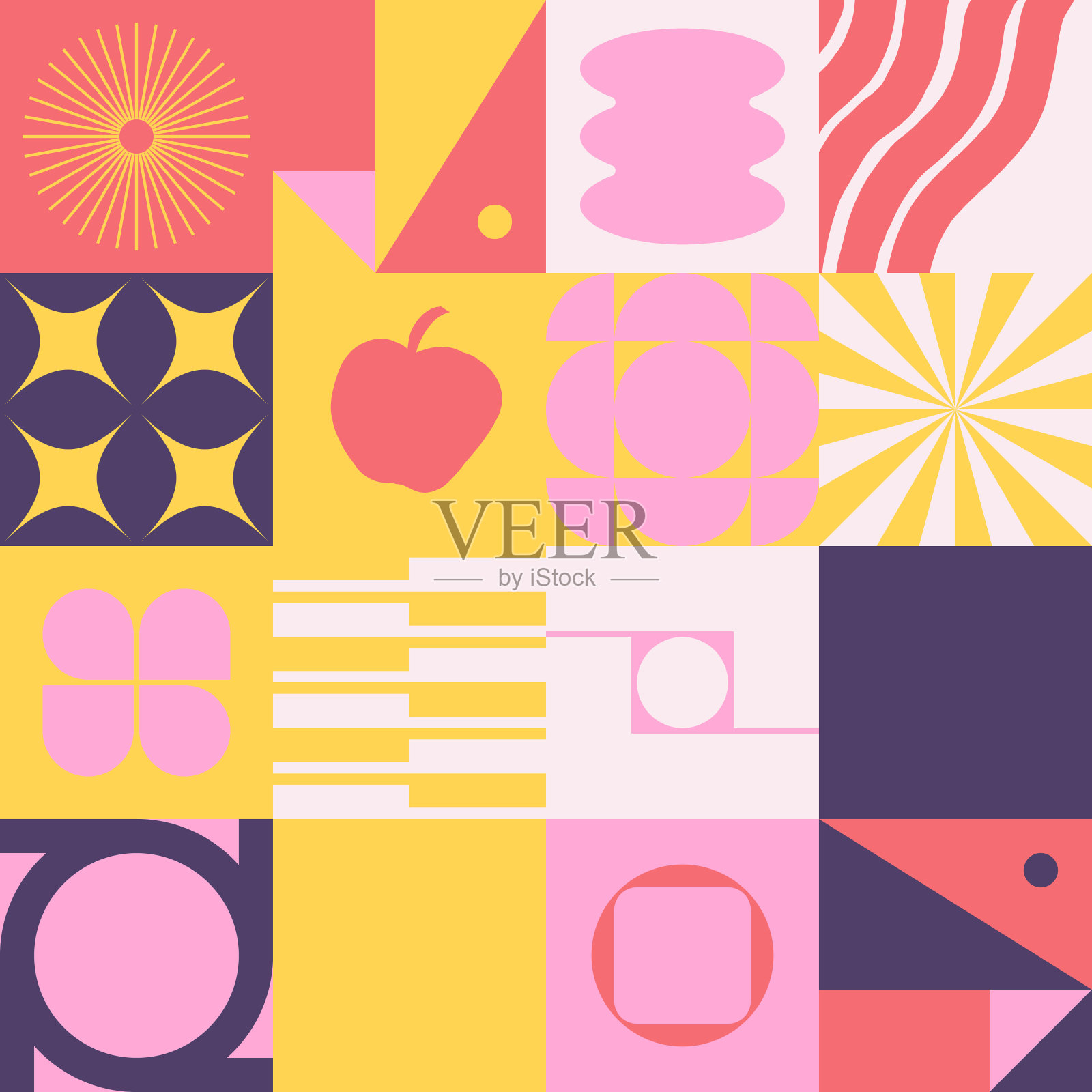 数字设计抽象矢量模式插画图片素材