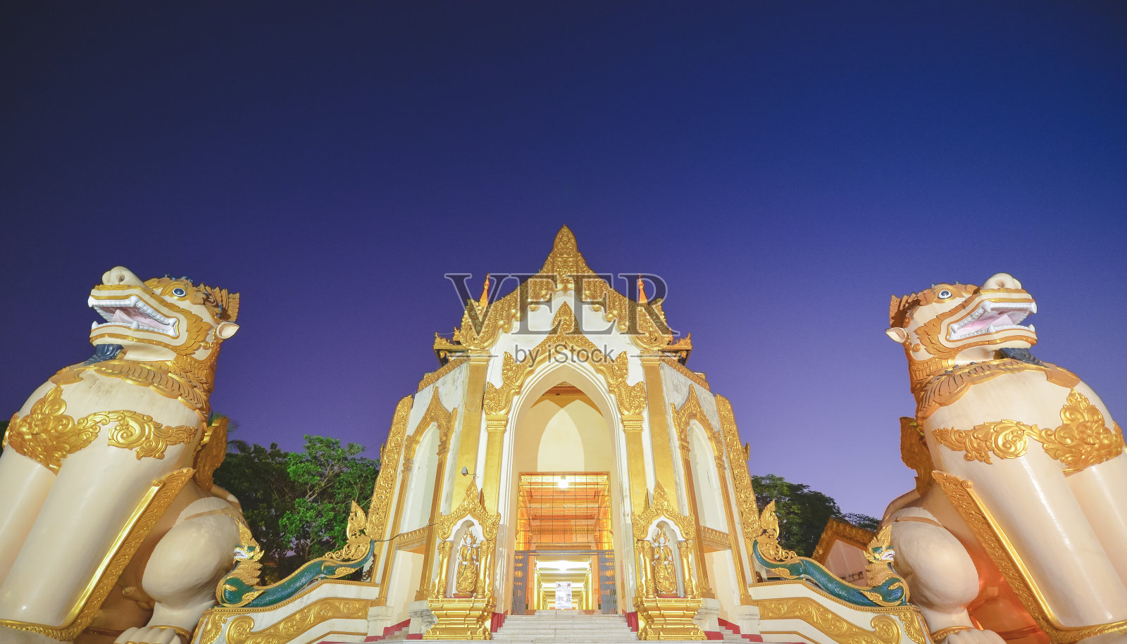 仰光著名缅甸大金塔景观照片摄影图片