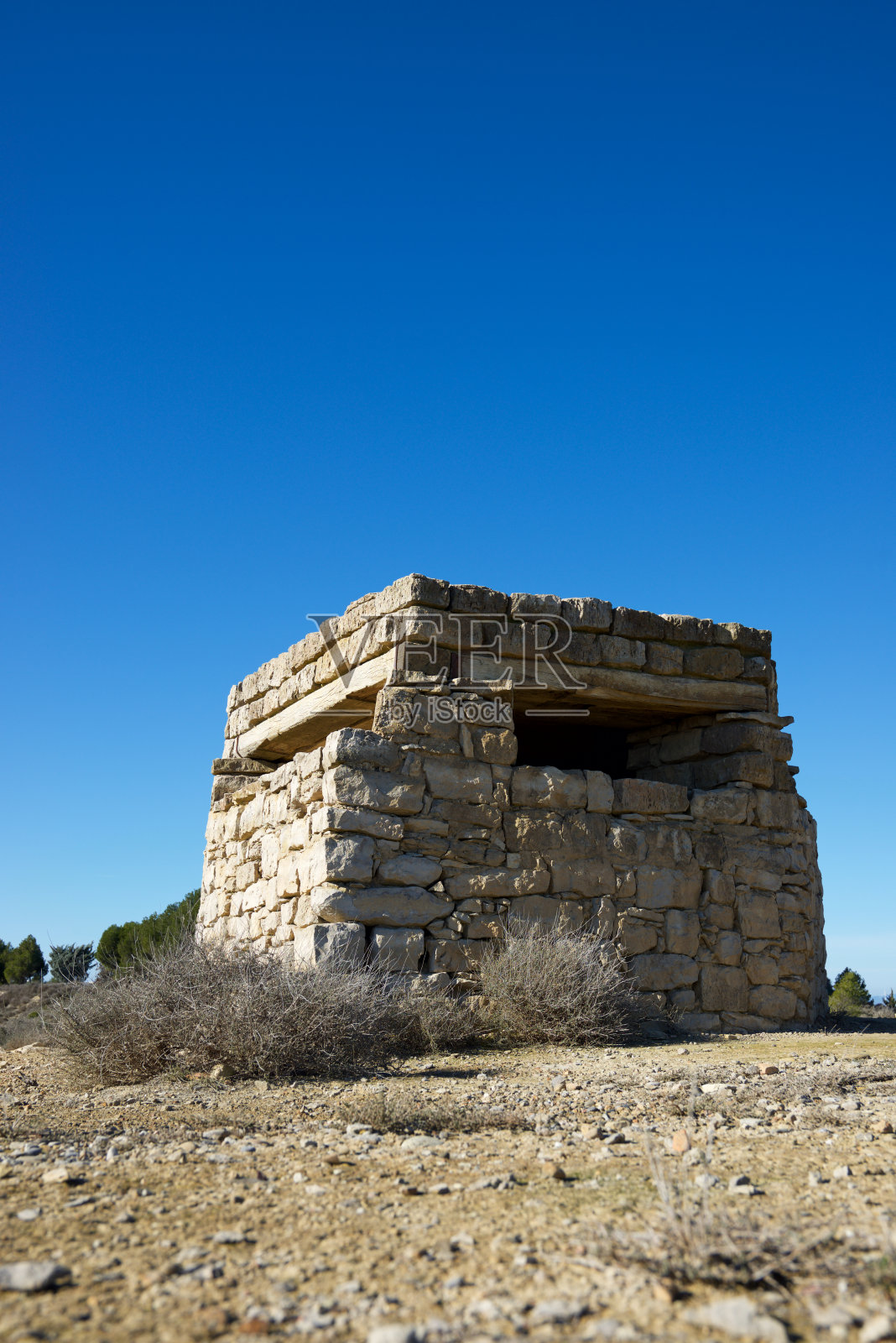 地堡在西班牙照片摄影图片
