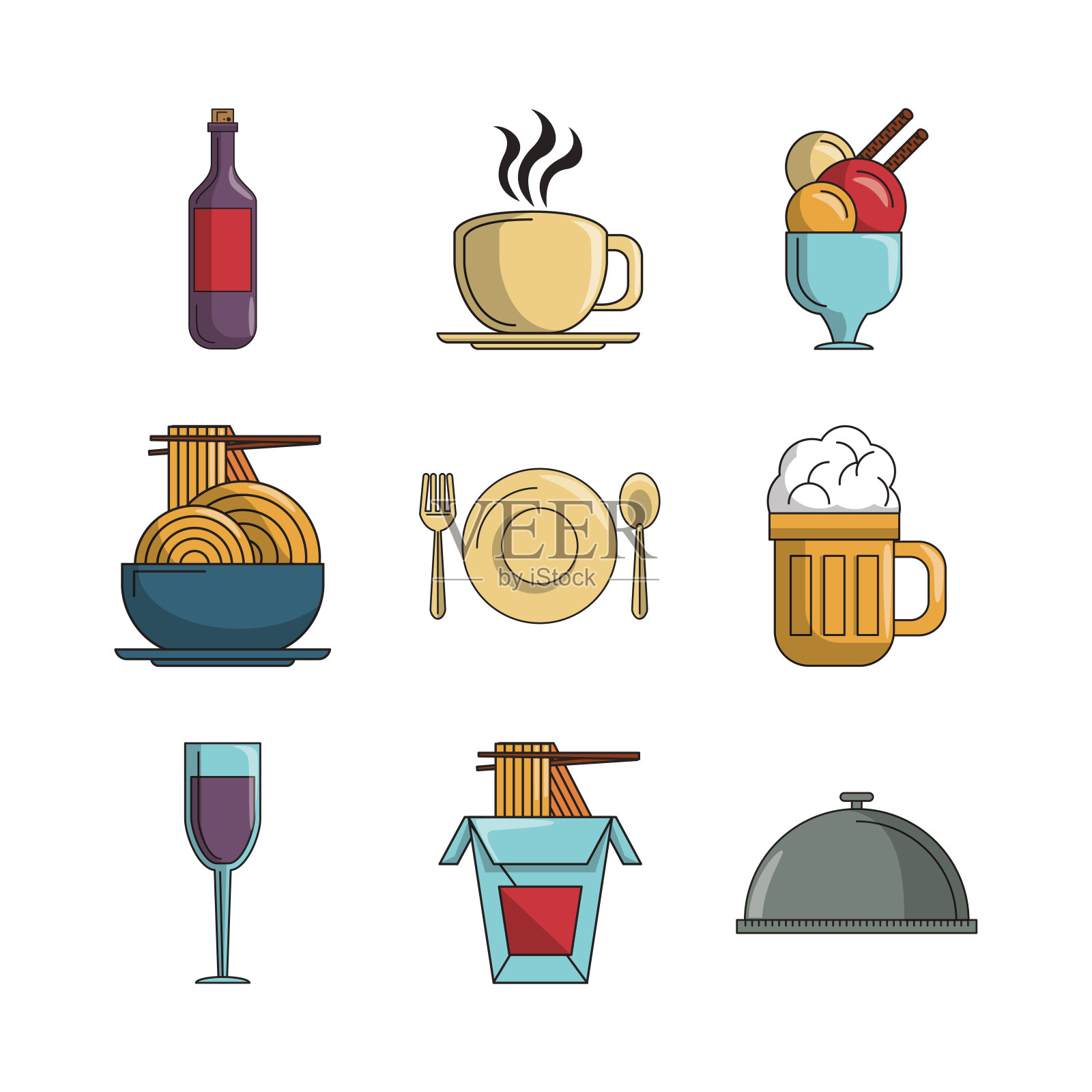 捆绑营养食品图标图标素材