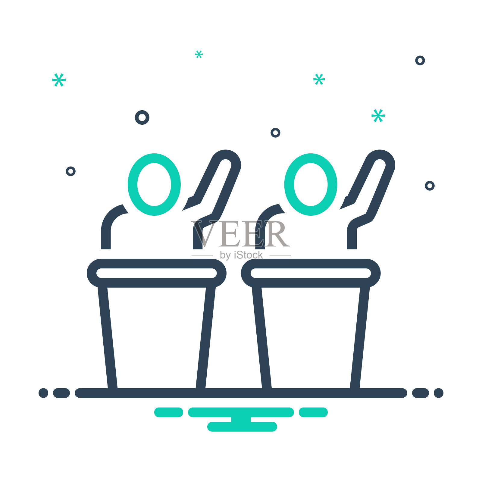 支持参与插画图片素材