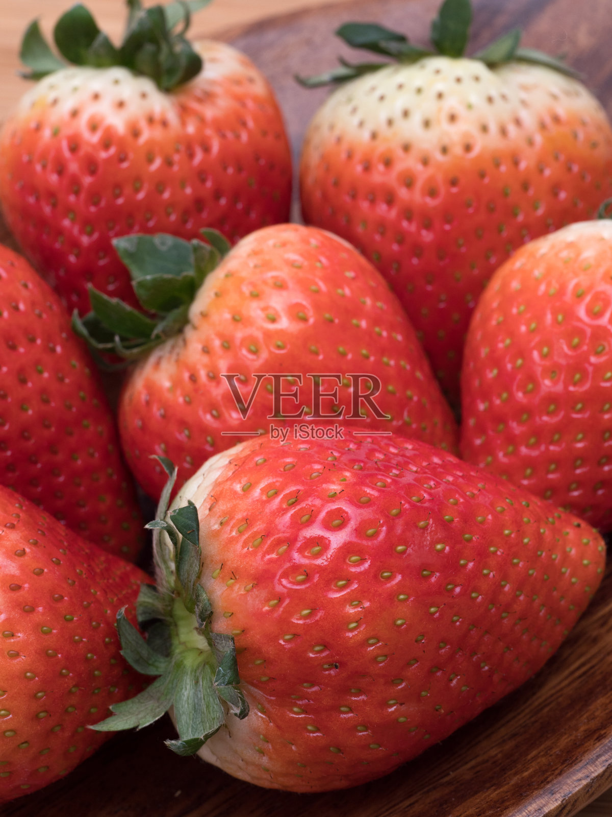 一种名为枥木i37的新型日本草莓照片摄影图片