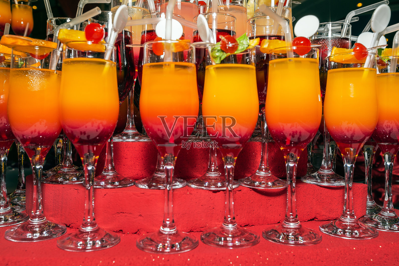 无酒精鸡尾酒照片摄影图片