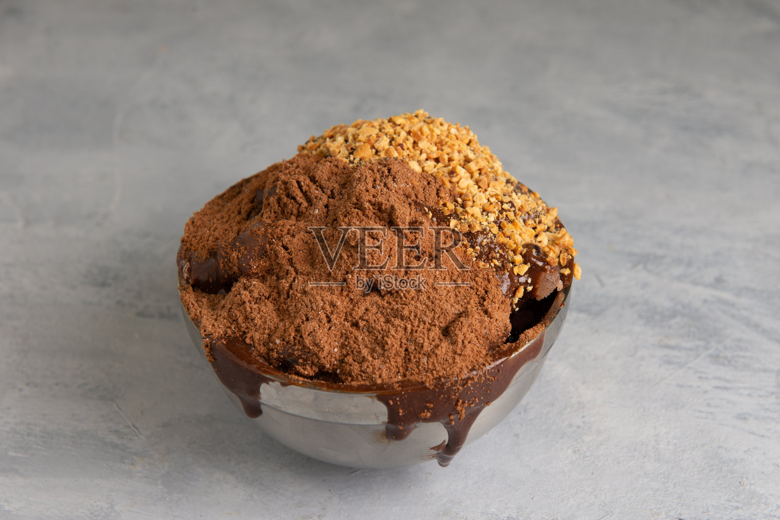 米洛冰甜点在马来西亚被称为“米洛凯普”照片摄影图片