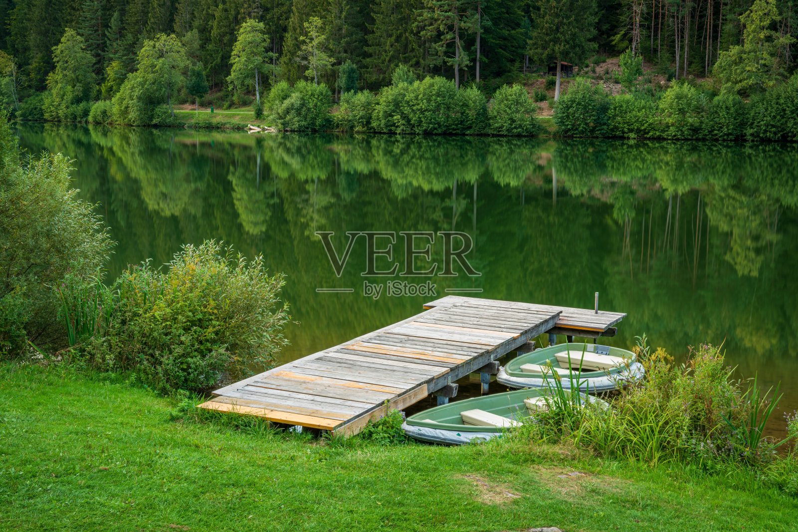 德国巴登-符腾堡州的纳戈尔德大坝照片摄影图片