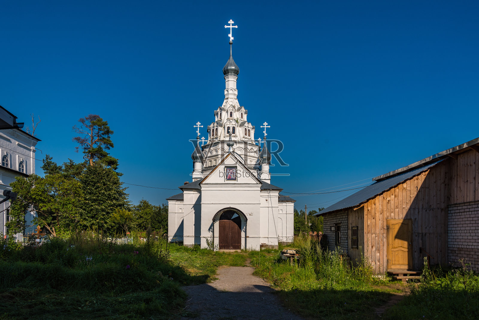 俄罗斯乌格利奇地区圣尼古拉斯东正教神庙照片摄影图片